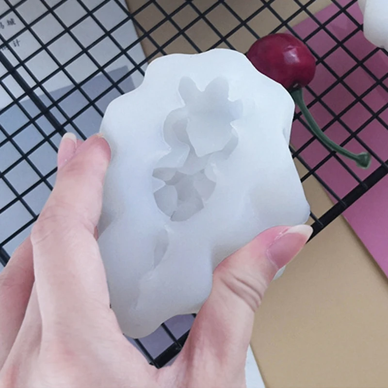 3D Силиконовая форма для свечей Цветочное мыло для суккулентов Форма для изготовления ароматических свечей Кактус Формы для ароматических свечей Имитация ремесла