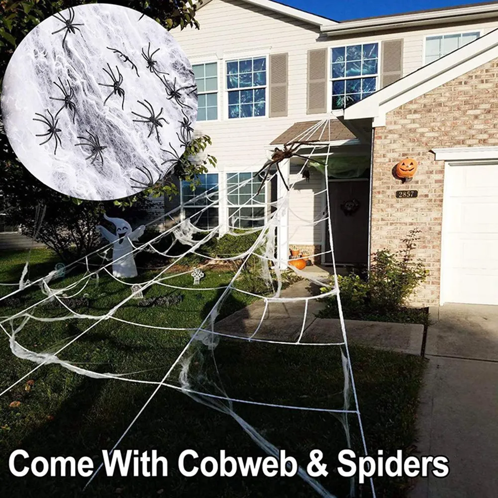 150 см Черный паук, украшение для Хэллоуина, реквизит для дома с Привидениями, крытый и открытый Гигантский декор