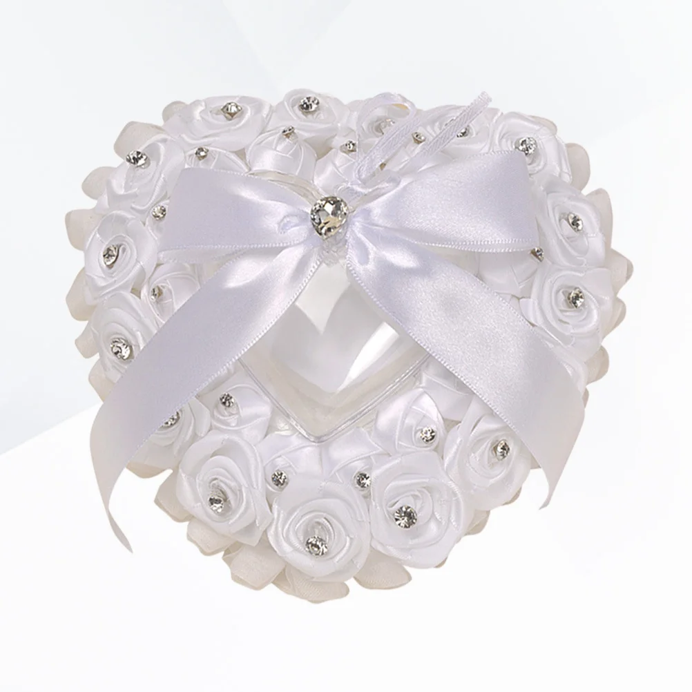 Свадебная подушка на предъявителя кольца с вышивкой Белые подушки с вышивкой для свадьбы