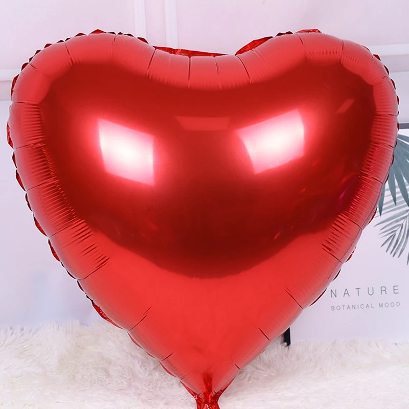 32-дюймовый Большой красный воздушный шар в форме сердца, признание в день Святого Валентина, свадебное украшение, фото, гелиевый воздушный шар оптом