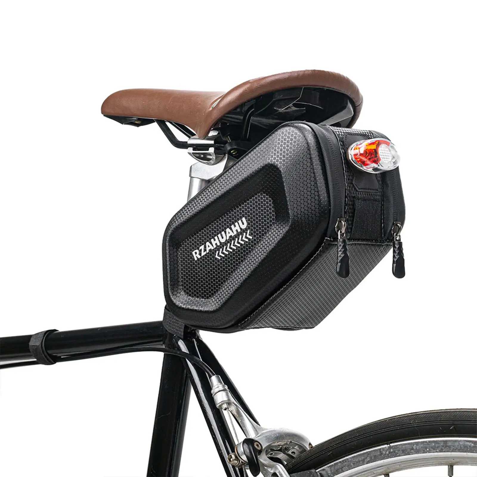 Сумка для велосипедного сиденья, прочная большая вместительная сумка для хранения, водонепроницаемая, простая в использовании сумка для спортивных складных аксессуаров для велосипеда