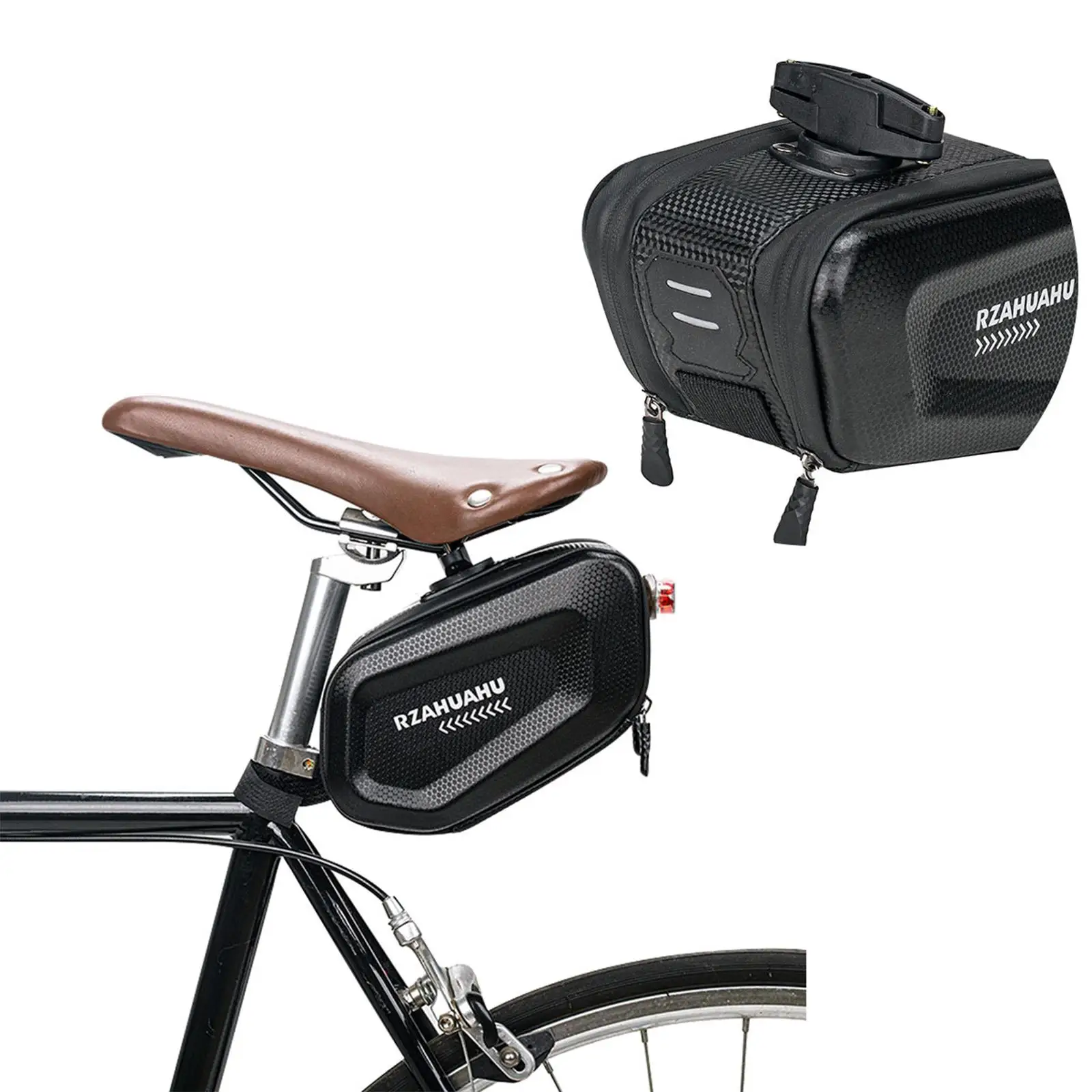 Сумка для велосипедного сиденья, прочная большая вместительная сумка для хранения, водонепроницаемая, простая в использовании сумка для спортивных складных аксессуаров для велосипеда