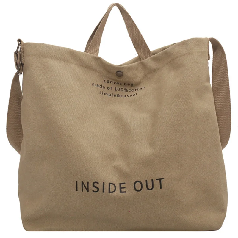 высококачественная женская холщовая сумка через плечо, сумки для покупок, студенческая сумка для книг, сумки из хлопчатобумажной ткани, большая сумка для девочек, кошелек