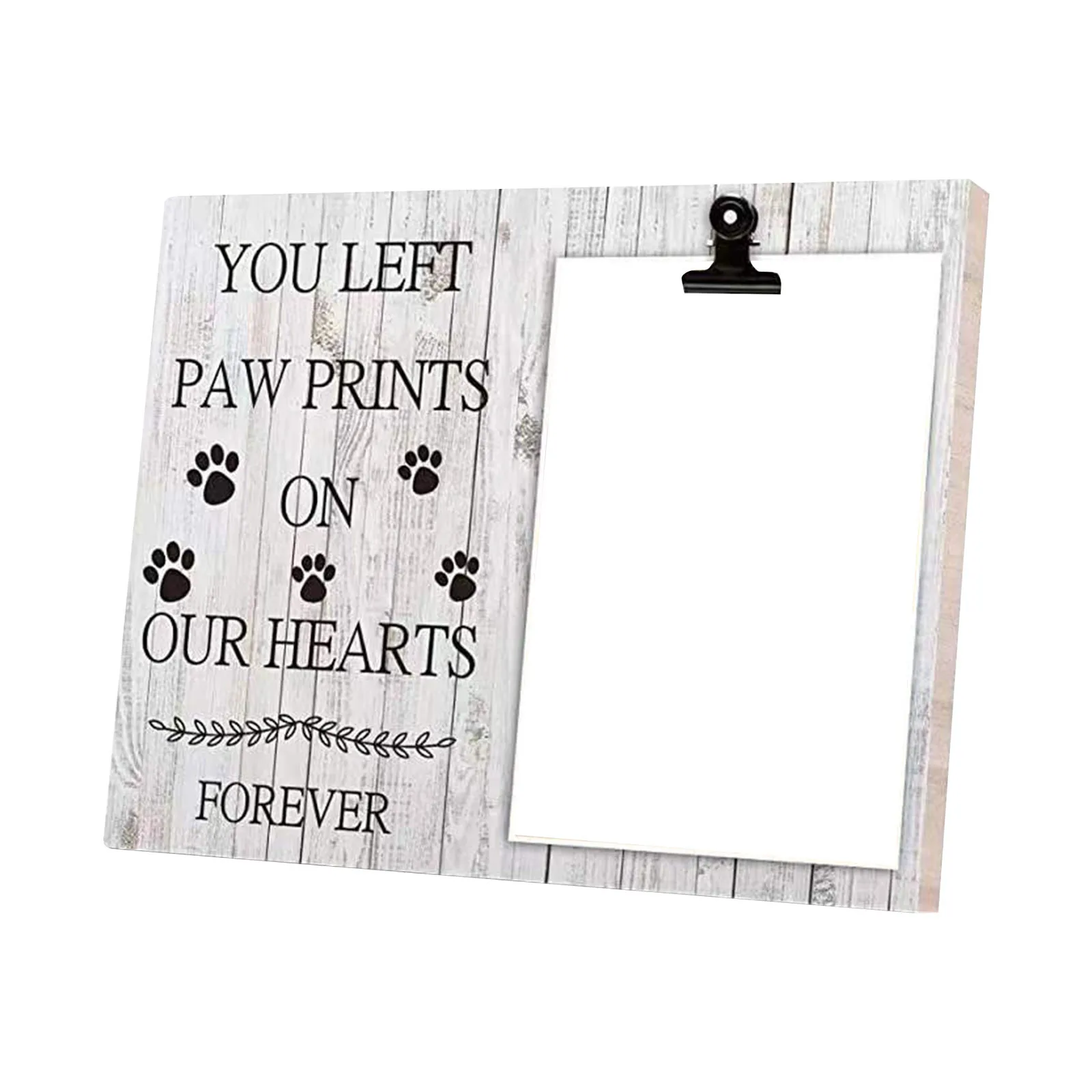 Дорогой сувенир Персонализированная рамка для фотографий с выгравированной на дереве собакой Мемориала Больше нет рядом со мной Навсегда в моем сердце Принадлежности для вечеринок