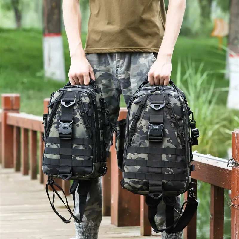 Oulylan Удобный рюкзак для рыбалки, мужской тактический рюкзак, мужской открытый Многофункциональный рюкзак для кемпинга, сумка для скалолазания, наплечная сумка