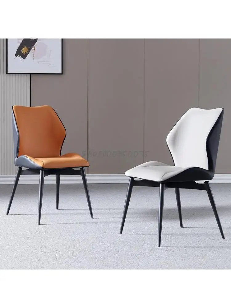 Роскошный обеденный стул Nordic Light, современный минималистичный дизайнерский домашний стул со спинкой, Итальянский минималистичный обеденный стол в кофейне