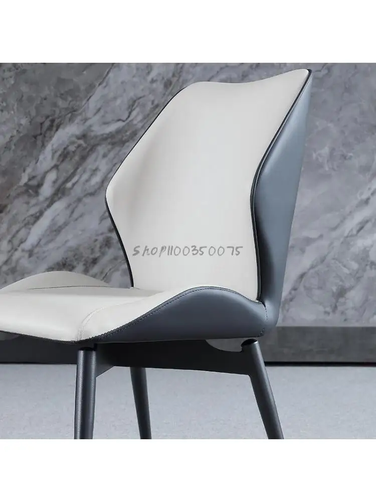 Роскошный обеденный стул Nordic Light, современный минималистичный дизайнерский домашний стул со спинкой, Итальянский минималистичный обеденный стол в кофейне