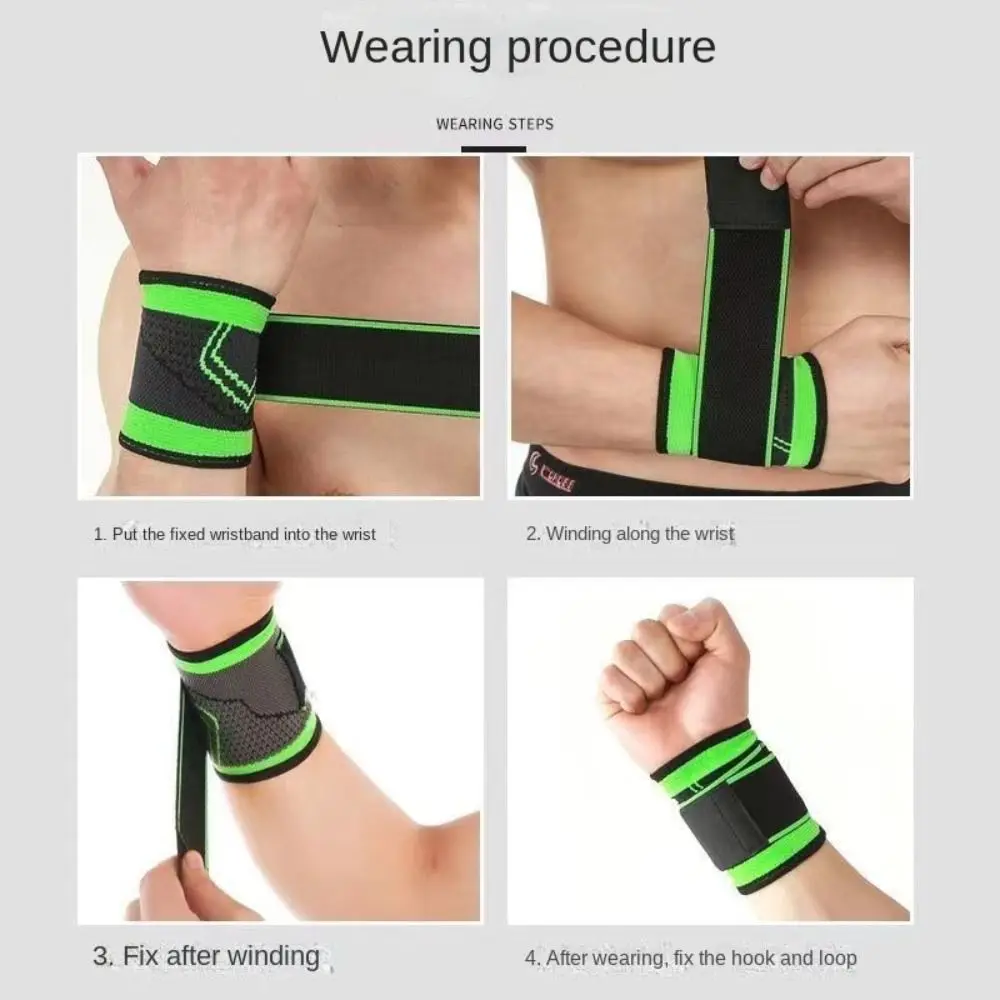 Регулируемый баскетбольный компрессионный бандаж для тренажерного зала, наручные ремни, бандаж для поддержки запястья, спортивный бандаж для запястья